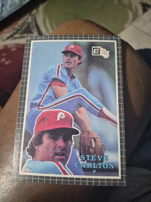 STEVE CARLTON 1985 DONRUSS ACTION ALL STARS OVERSIZE CARD #58 FREE SHIPPING - Image 1 of 2