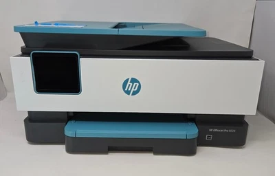 HP OfficeJet Pro 8028 All-in-One Printer Print Copy Fax Scan WiFi Mobile Teal - Image 1 of 4