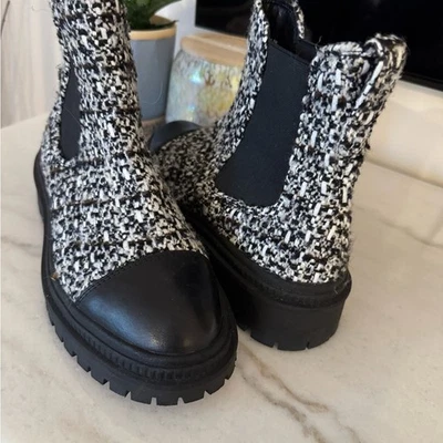 Steve Madden Hayz Tweed Chelsea Women's Boots | Size 7 — 第 1/4 张图片