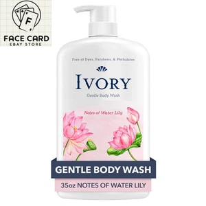 Ivory Mild & Gentle Body Wash, Water Lily Scent, 35 Fl Oz - Picture 1 of 12