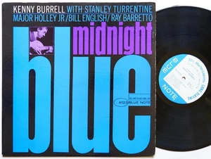 KENNY BURRELL Midnight Blue LP BLUE NOTE BLP 4123 US 1963 JAZZ NY RVG EAR MONO - Foto 1 di 13
