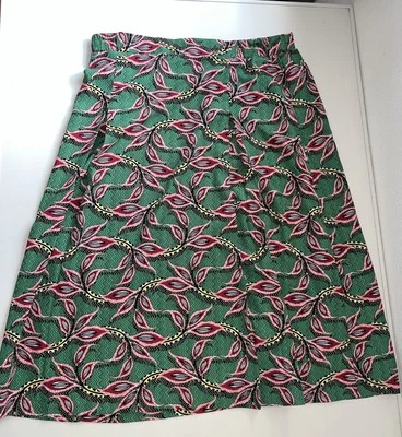 Pleione Elastic Waist Printed Pencil Skirt XL - Image 1 of 3