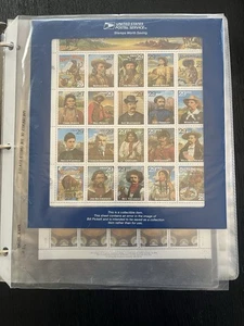 US Stamp Collection Over 85 Pages Mint Uncirculated Includes Bill Pickett Error - Picture 1 of 24