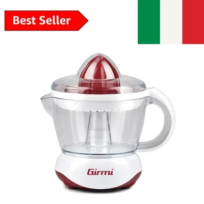 Girmi SR02 Spremiagrumi Elettrico, 25 W, Doppia rotazione, Capacità 700cc, Do... - Immagine 1 di 4