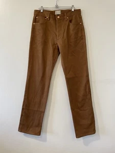 Wythe Bedford Men’s Pants Cord Five Pocket Brown SIZE 30 Button Fly - Picture 1 of 6