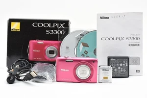 [MINT w/BOX] Nikon COOLPIX S3300 16.0MP Compact Digital Camera Pink from Japan - Picture 1 of 12