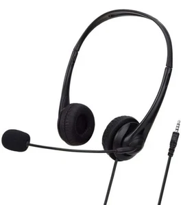 SY490MV Call Center Wired Headset 3.5MM Plug With Microphone Telephone Operator - Picture 1 of 5