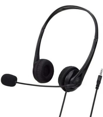 SY490MV Call Center Wired Headset 3.5MM Plug With Microphone Telephone Operator - Image 1 of 4