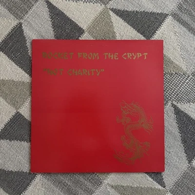 ROCKET FROM THE CRYPT HOT CHARITY VINYL ALBUM UK 1995 PROMO NM/EX ELM27LP - Image 1 of 4