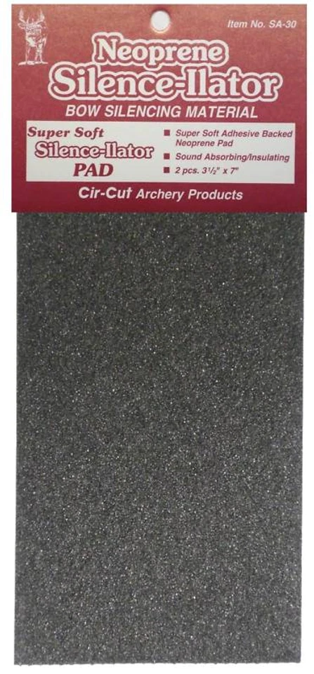 CIR-CUT Neoprene PEEL-N-STICK SOFT CUSHION BUMPER PAD PADDING Bow Silencing Archery