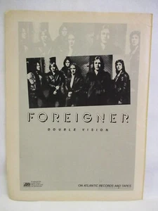 Foreigner Double Vision 1978 Vintage Print Ad LP Album Atlantic Records 8 x 11 - Picture 1 of 1