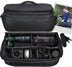 Extra Large Digital Camera Shoulder Backpack SLR DSLR Bag for Nikon Sony Canon