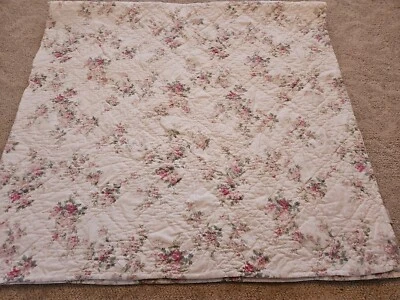 Edredón Simply Shabby Chic Blanco con Rosa Rojo Floral Rosas 86 X 82"  Foto 1 de 3