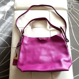 Ralph Lauren Purple 2 Way Shoulder Crossbody Bag - Picture 1 of 10