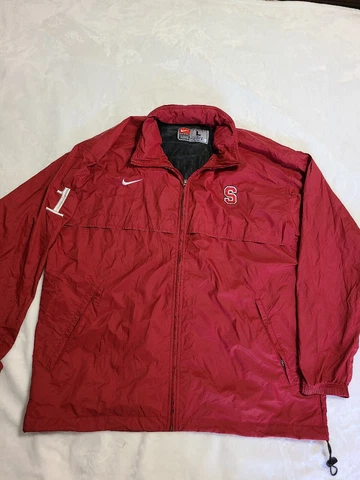 Stanford University Jacket Adult Large Windbreaker Lightweight Cover