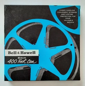 Vintage Bell & Howell 8 mm 400 Fuß Dose NEU NIE BENUTZT kein Film KOSTENLOSER VERSAND  - Bild 1 von 4