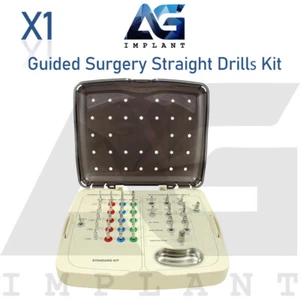 Guided Sur gery Straight Drills Kit Dental Hex Drivers, Motor Mount Int Hexagon - Picture 1 of 11