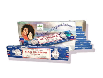 Encens Satya Nag Champa Sai Baba - Carton de 12 boites de 15gr