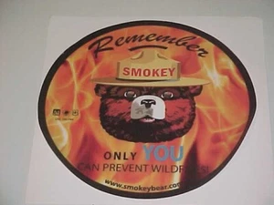 4 PCS SMOKEY THE BEAR ONLY YOU CAN PREVENT FOREST FIRES 7" DECAL STICKER NOS - Picture 1 of 6