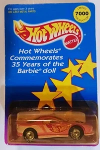 HotWheels Commemoratives 35 Years Of The Barbie doll Limited Production Of 7000 - Picture 1 of 3