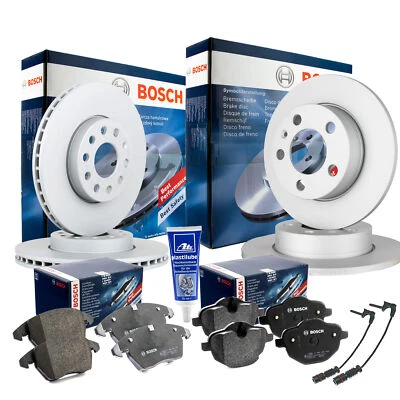 BOSCH Bremsensatz  WK MERCEDES A-KLASSE VORN Ø276 HINTEN Ø258 Plastilube - Bild 1 von 4