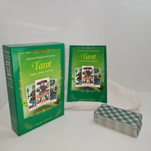 Tarot Johannes Fiebig & Buerger Library of Oracles Cards Book Boxed Set - Picture 1 of 5