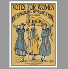 Affiche de vote de suffrage femme PHOTO rétro 1916 femme droit de vote 5x7 panneau photo