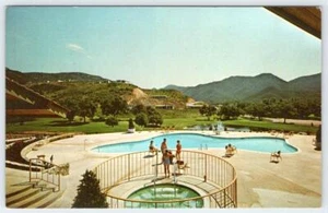 1950er LAWRENCE WELK MOTEL COUNTRY CLUB VILLAGE SCHWIMMBAD ESCONDIDO CA - Bild 1 von 2