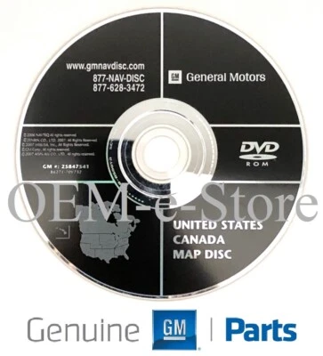 2004 2005 2006 2007 Hummer H2 Buick Rendezvous Chevy Uplander Navigation DVD Map - Image 1 of 3