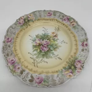 ATQ S&T RS Germany Porcelain Hand Painted Plate 9"D - Picture 1 of 9