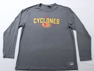 Camisa Iowa State Cyclones Unisex Lateral Por Auténtica Zane L/S NC3 Gris Talla XL Foto 1 de 4