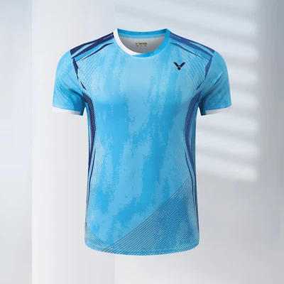 2025 Nuevo Victor Hombre Deportes Prendas para el torso Ropa de bádminton Tenis de mesa Camisetas Foto 1 de 4