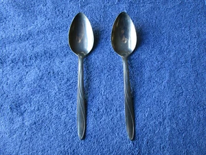 2pc Fancy Krusius Solingen Germany Soup Spoons 117-18N - Picture 1 of 5