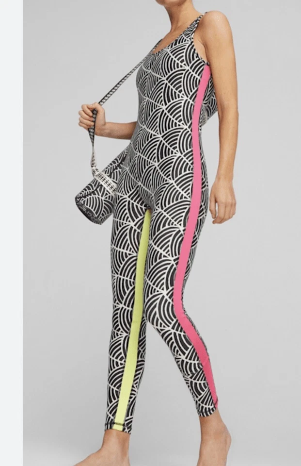 Puma Lemlem X Scoop Neck Sleeveless Body Suit 1 PC 523957-01 MED