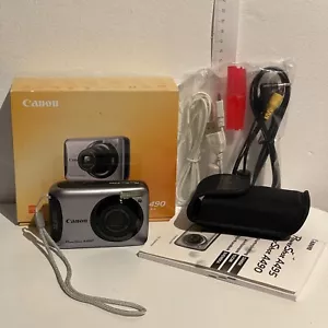 Canon PowerShot A490 10.1 MP Digital Camera, with 3.3x Optical Zoom - Picture 1 of 8