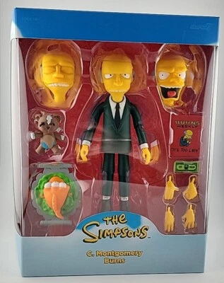 Figura de acción Simpsons Ultimates SUPER 7 C. Montgomery Burns Foto 1 de 3