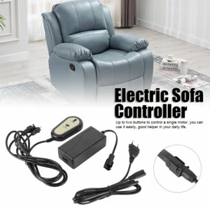 Electric Recliner Chair Sofa 2 Button Remote Control Switch Controller 100-240V - Picture 1 of 12