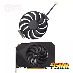 ASUS GTX 1650 RX 6400 Phoenix ITX Graphics Card GPU Fan PLD10010B12HH - Picture 1 of 3