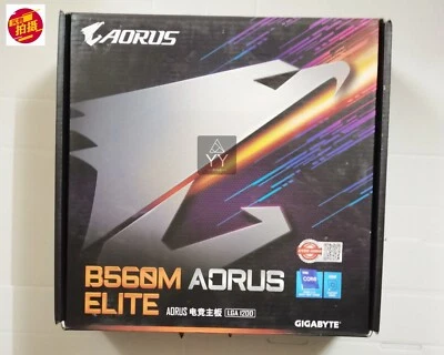 Gigabyte B560M AORUS ELITE Motherboard CPU SOCKET LGA1200 Intel DDR4 HDMI DP - Image 1 of 4