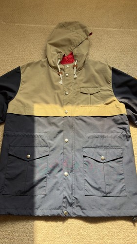 Supreme Parka da montagna con cappuccio FW08 cachi blu taglia large RARO OG