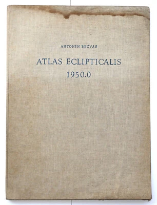 Antiguo Atlas "Atlas Eclipticalis 1950.0" Edición Gran Tamaño, Antonín Bečvář, 1958 Foto 1 de 4