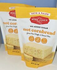 Miss Jones Baking Co, Keto & Paleo, Not Cornbread Bread & Muffin Mix, 7.4 oz 2pk