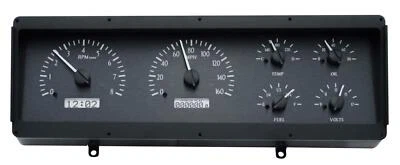 Dakota Digi. 78-88 Oldsmobile Cutlass Analog Gauges Black White VHX-78O-CUT-K-W - Image 1 of 4