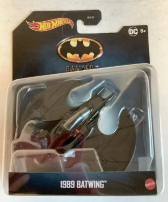NUEVO Mattel HFD81 Hot Wheels Batman 1989 BATWING Escala 1:50 Vehículo Onda 3 Foto 1 de 2