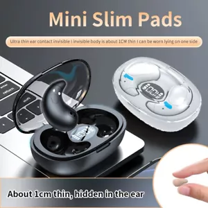 Invisible Sleep Wireless Earphone TWS Bluetooth Earbuds Noise Cancel Headphones - Picture 1 of 15