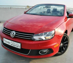 Párpados de faros para VW EOS 2011-2015 Plástico ABS rediseñado, NUEVO - Imagen 1 de 10