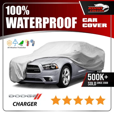 Cubierta de coche Dodge Charger 6 capas equipada exterior a prueba de agua lluvia nieve sol polvo Foto 1 de 4
