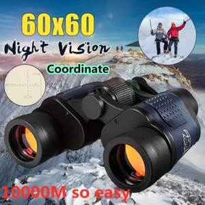 Powerful Telescope 60X60 Binoculars HD10000M Low Light Vision Outdoor Hunting OZ - Picture 1 of 21