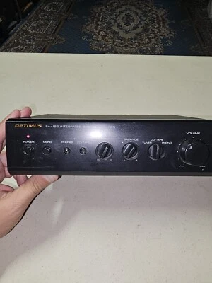 RECEPTOR ESTÉREO COMPACTO OPTIMUS SA-155 Amplificador Integrado Modelo# 31-1957 Foto 1 de 3