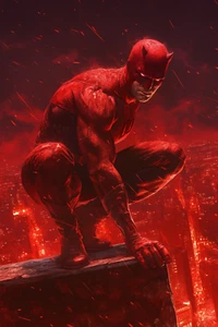 DAREDEVIL 02 Fine Art Print 13x19 Limited Edition 1 of 30 Marvel Born Again - Picture 1 of 1
